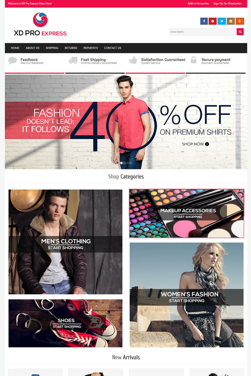 site Store Template